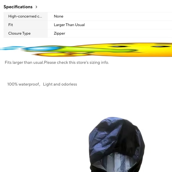 New Kids Waterproof rain Jacket Navy size 6 - Picture 4 of 4